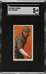 1909-1911 T206 White Border Jack Bliss SGC EX 5