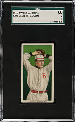 1909-1911 T206 White Border Cecil Ferguson SGC EX 60
