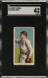 1909-1911 T206 White Border Heinie Smith SGC VG/EX 4