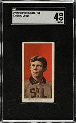 1909-1911 T206 White Border Lou Criger SGC VG/EX 4