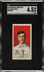 1909-1911 T206 White Border Fred Merkle Portrait SGC VG/EX+ 4.5