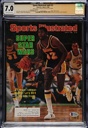 1984 Magic Johnson Signed Sports Illustrated - CGC/JSA and Beckett
