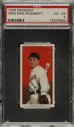 1909-1911 T206 White Border Joe "Iron Man" McGinnity PSA VG-EX 4