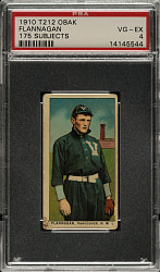 1910 T212 Obak Cigarettes "175 Subjects" Pat Flannagan PSA VG-EX 4