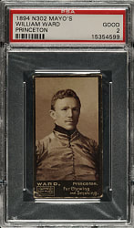 1894 N302 Mayo's Cut Plug Football William Ward PSA GOOD 2