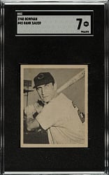 1948 Bowman #45 Hank Sauer Rookie SGC NM 7