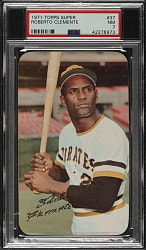 1971 Topps Super #37 Roberto Clemente PSA NM 7