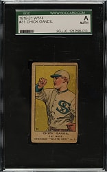 1920-1921 W514 #31 Chick Gandil SGC Authentic