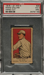 1919-1921 W514 #25 Eddie Collins PSA VG 3 (MK)