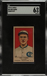 1920-1921 W514 #69 Red Faber SGC EX/NM 6