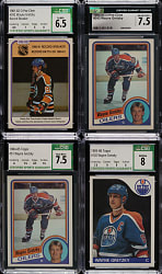 1981-1982 to 1985-1986 Topps and O-Pee-Chee Hockey Wayne Gretzky CSG-Graded Collection (10)