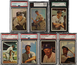 1953 Bowman Color PSA-, BVG-, and SGC-Graded Collection (7)