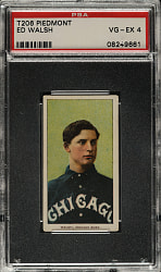 1909-1911 T206 White Border Ed Walsh PSA VG-EX 4