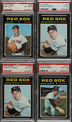 1971 Topps High Number PSA-Graded Collection (4)