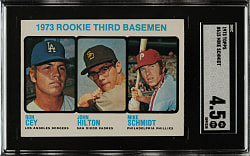 1973 Topps #615 Mike Schmidt Rookie SGC VG/EX+ 4.5