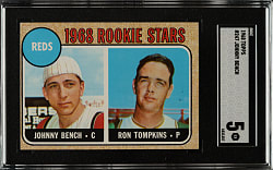 1968 Topps #247 Johnny Bench Rookie SGC EX 5