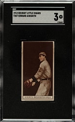 1912 T207 Brown Background Edward Ainsmith SGC VG 3