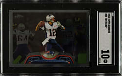 2013 Topps Chrome Football #50 Tom Brady SGC GEM MINT 10