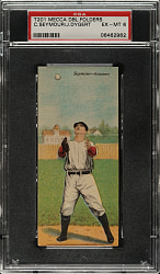 1911 T201 Mecca Double Folder Seymour/Dygert PSA EX-MT 6