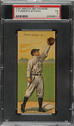 1911 T201 Mecca Double Folder Turner/Stovall PSA EX 5