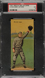 1911 T201 Mecca Double Folder McCabe/Starr PSA EX 5