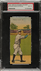 1911 T201 Mecca Double Folder Donovan/Stroud PSA EX 5