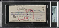 1969 Frank Robinson Signed Check - PSA/DNA