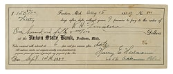 1929 Harry Heilmann Signed Promissory Note - JSA