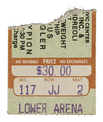 May 27, 1983 Marvin Hagler vs. Wilford Scypion Middleweight Championship Ticket Stub - Hagler Fourth Round Knockout