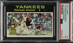 1971 Topps #5 Thurman Munson PSA EX 5