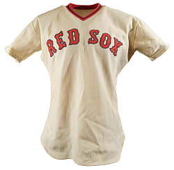 1974 Dwight Evans Boston Red Sox Game-Used Home Jersey MEARS A9