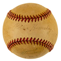1943-1944 New York Yankees World Champions Team-Signed Baseball - JSA