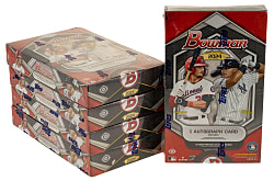 2024 Bowman Factory-Sealed Unopened Hobby Box Collection (5 Boxes, 120 Packs) - Pete Crow-Armstrong, Junior Caminero, and Yoshinobu Yamamoto Rookie Year