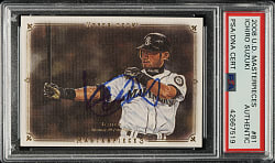 Signed 2008 Upper Deck Masterpieces #81 Ichiro Suzuki - PSA/DNA