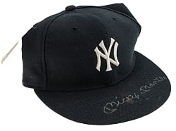 Mickey Mantle Signed New York Yankees Cap - JSA