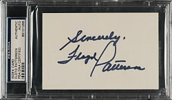 Floyd Patterson Signed Index Card - PSA/DNA