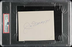 Joe DiMaggio Cut Signature - PSA/DNA