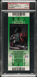 2006 Super Bowl XL Full Ticket PSA NM-MT 8 - Green Variation - MVP Hines Ward
