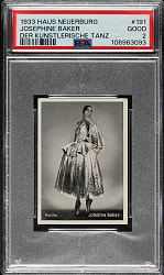 1933 Haus Neuerburg Der Kunstlerisch Tanz #191 Josephine Baker PSA GOOD 2