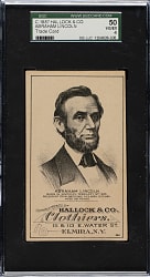 Circa 1887 Hallock & Co. Abraham Lincoln SGC VG/EX 50