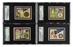 1909-1910 T51 Murad "College Series" SGC- and PSA-Graded Collection (15)