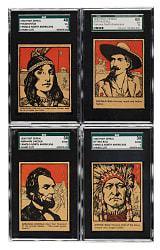1930 Post Cereal "Famous North Americans" SGC-Graded Collection (8)