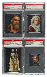 1880s Y95 and Y96 Scrap Pictures PSA-Graded Collection (14)