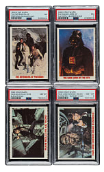 1980 Burger King "Star Wars" Complete Set (36) Including 14 PSA-Graded Cards