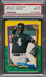 1994 Upper Deck Fun Pack #170 Michael Jordan PSA MINT 9