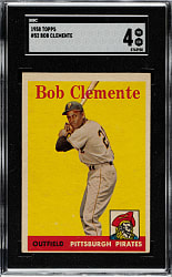 1958 Topps #52 Roberto Clemente SGC VG/EX 4