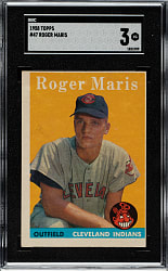 1958 Topps #47 Roger Maris Rookie SGC VG 3