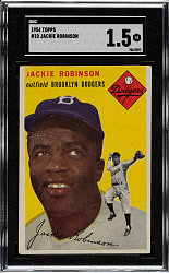 1954 Topps #10 Jackie Robinson SGC FAIR 1.5