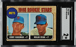 1968 Topps #177 Nolan Ryan Rookie SGC GOOD 2