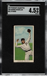 1909-1911 T206 White Border George McQuillan Ball in Hand SGC VG/EX+ 4.5